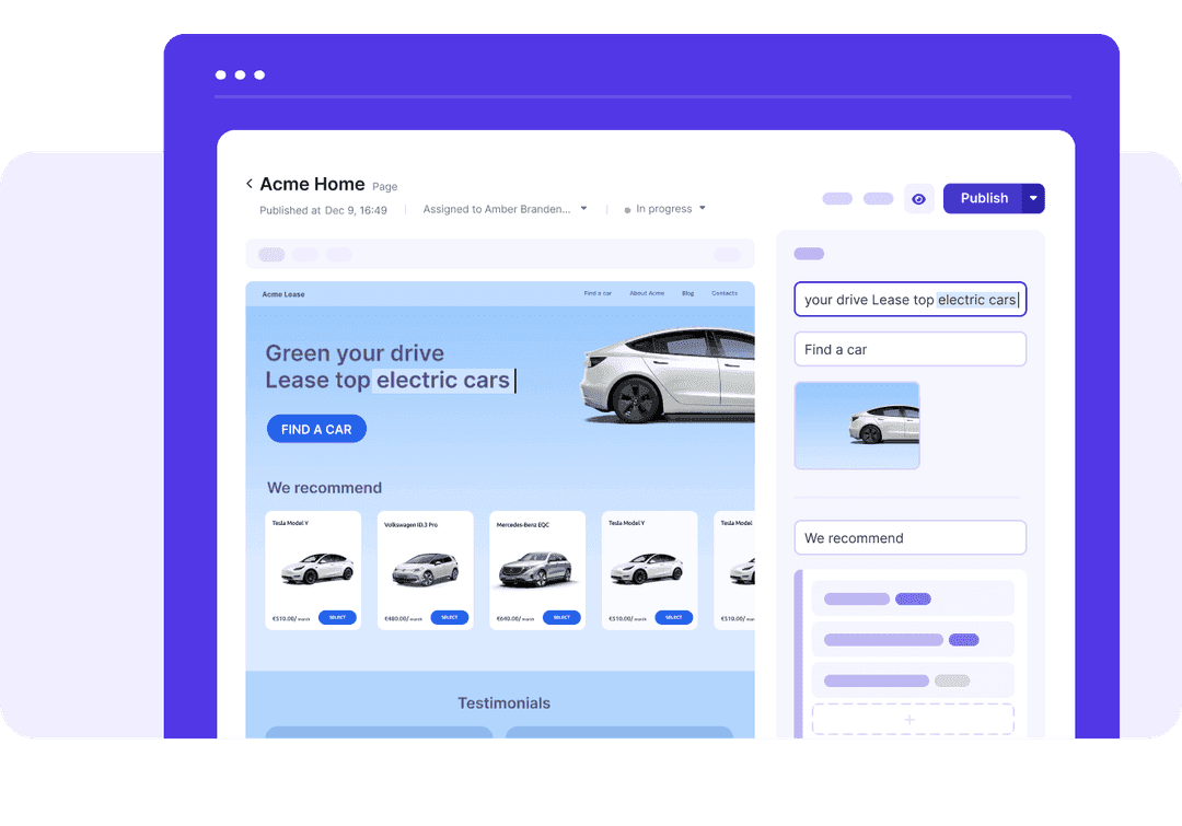Effortless content management